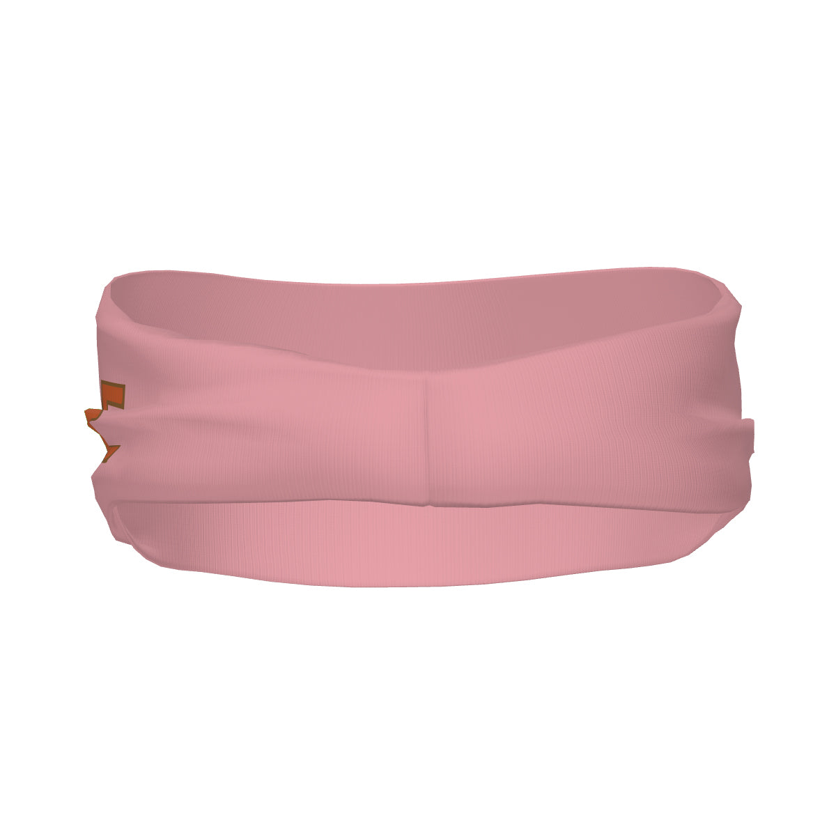 Bandeau de sport personnalisé rose clair et orange