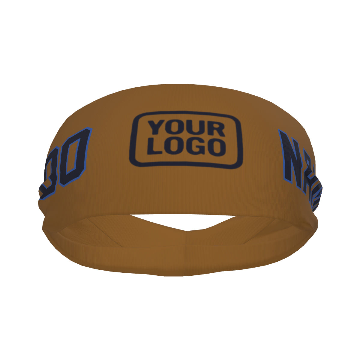 Bandeau de sport kaki marine personnalisé