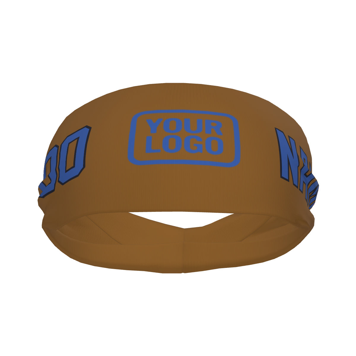 Bandeau de sport kaki bleu ciel personnalisé