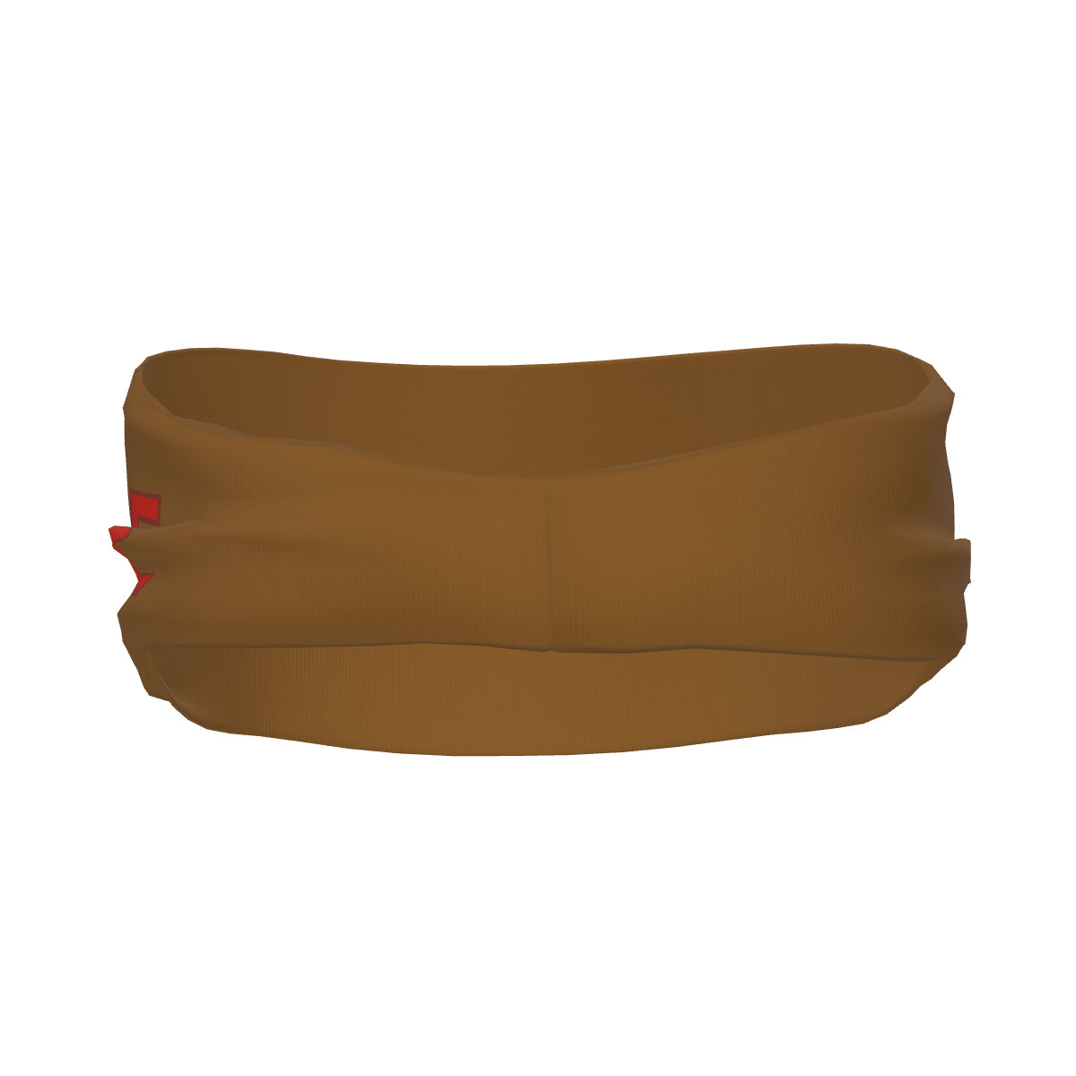 Bandeau de sport personnalisé kaki, orange et rouge
