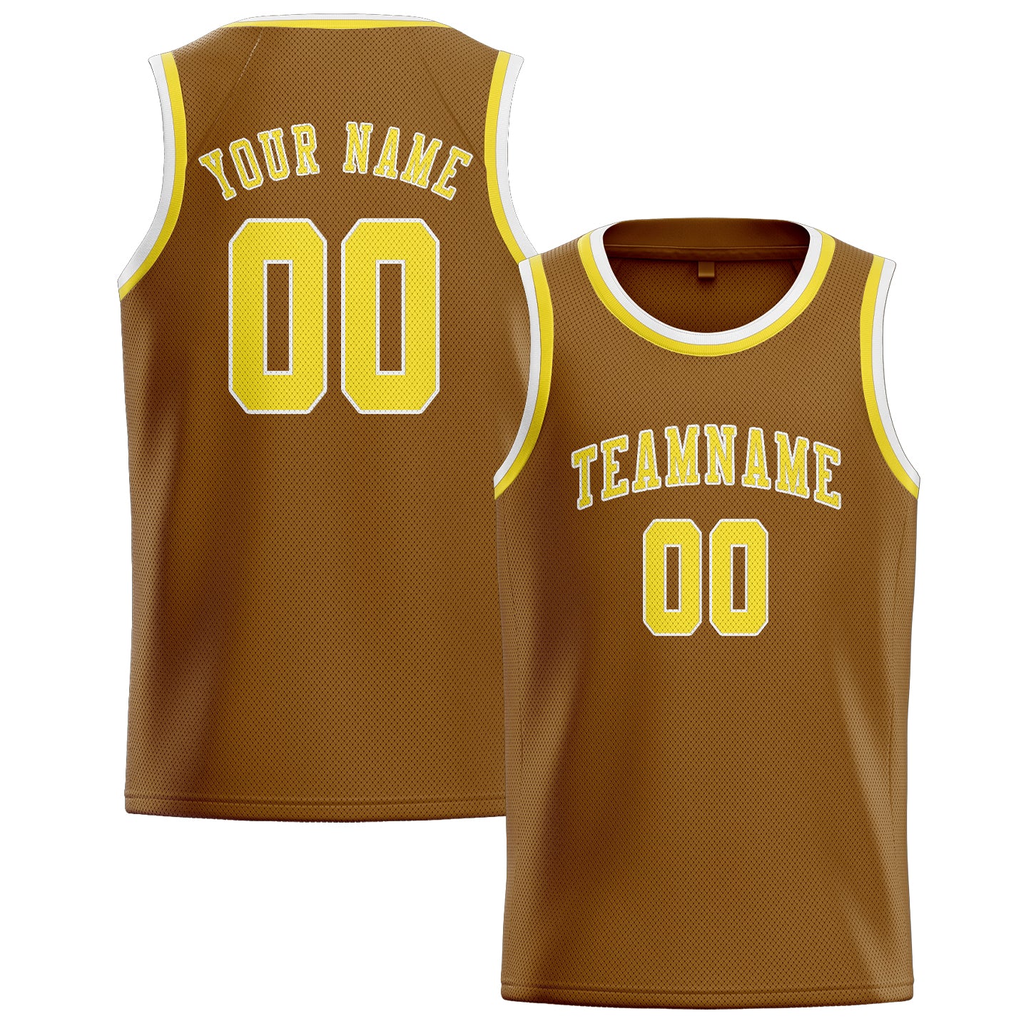 Maillot de basketball personnalisé kaki clair