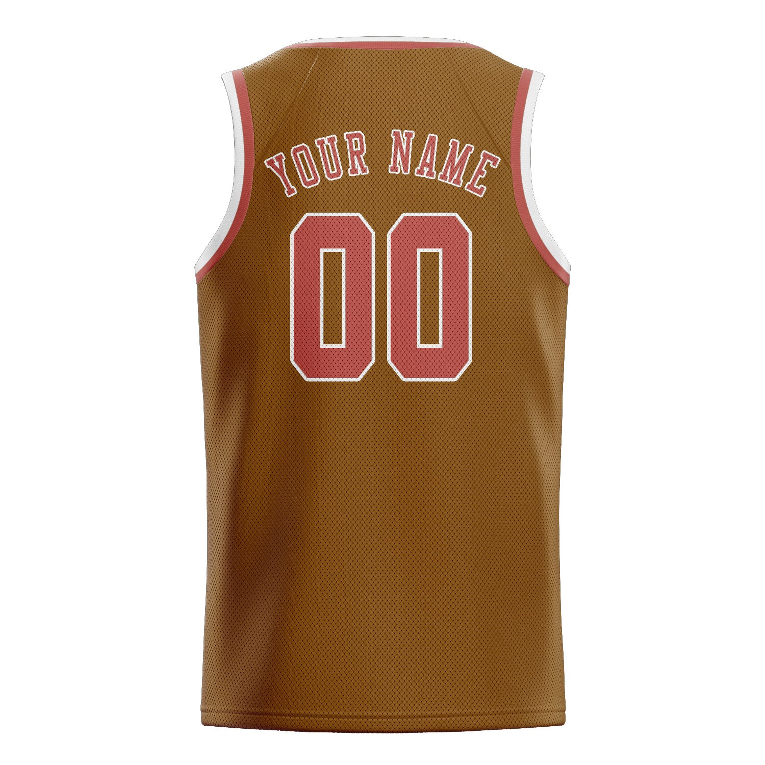 Maillot de basketball personnalisé kaki Copper Rose