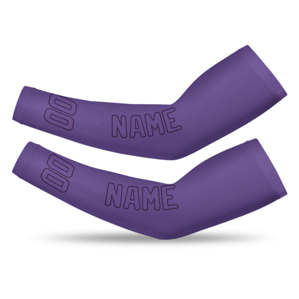 Manchon de bras violet clair personnalisé