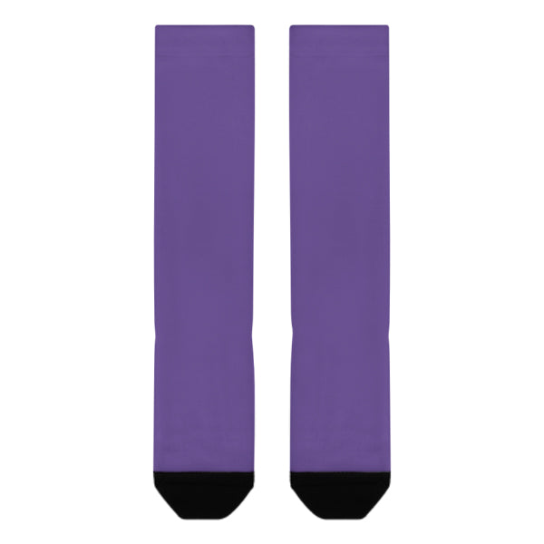 Chaussettes hautes violettes claires personnalisées