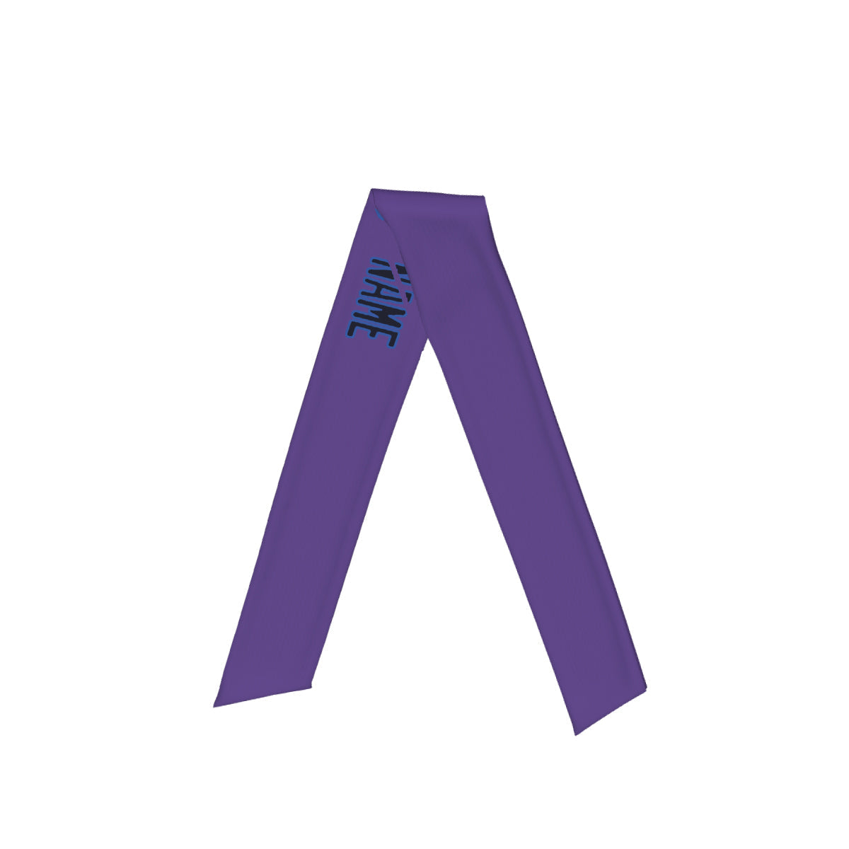 Bandeau personnalisé violet clair et bleu marine