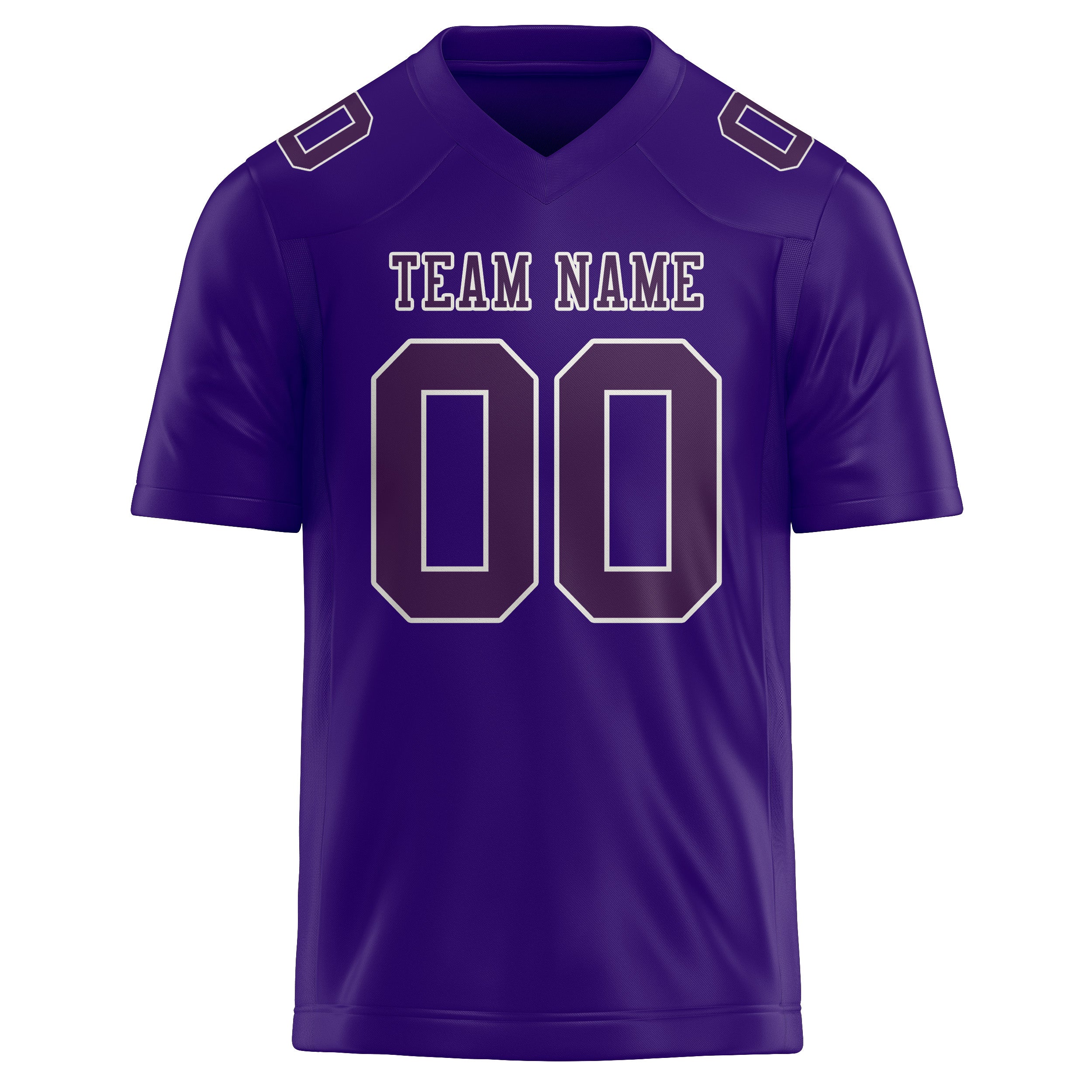 Maillot de football violet clair personnalisé