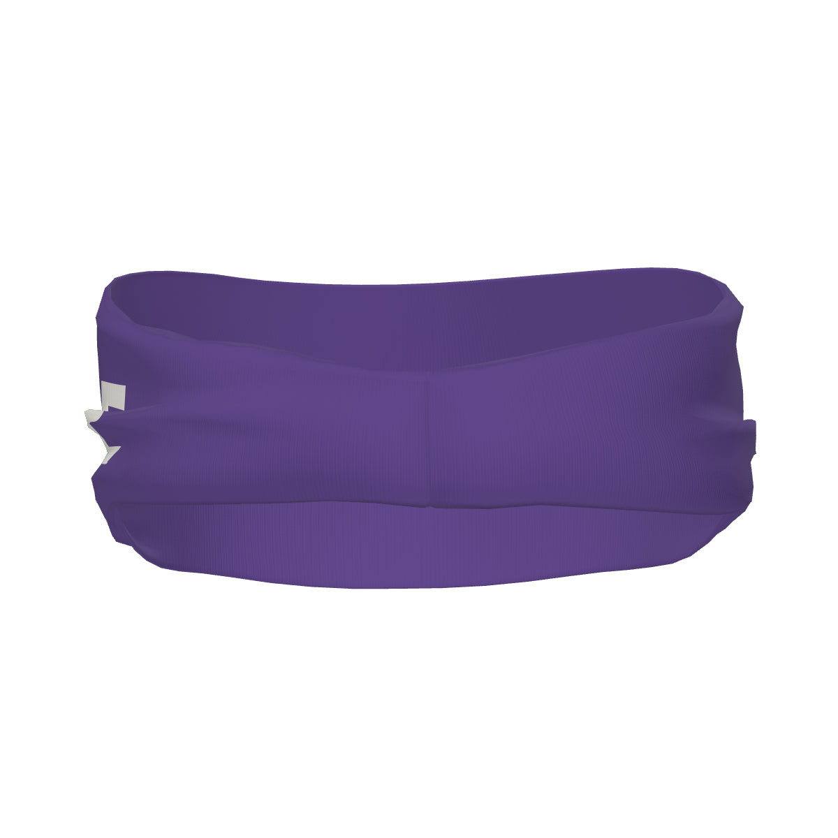 Bandeau de sport personnalisé violet clair et blanc