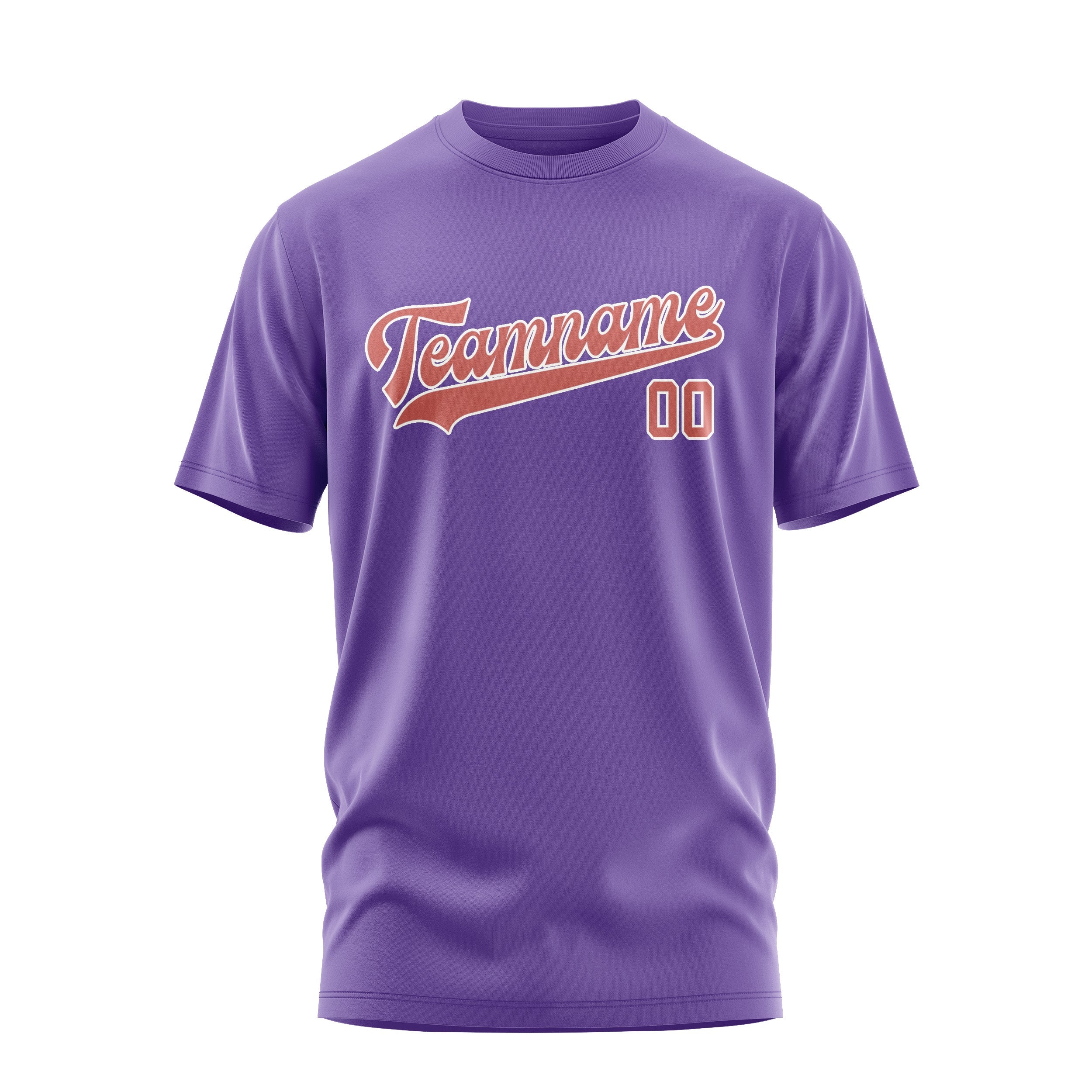 Custom Light Purple Copper Rose T-Shirt