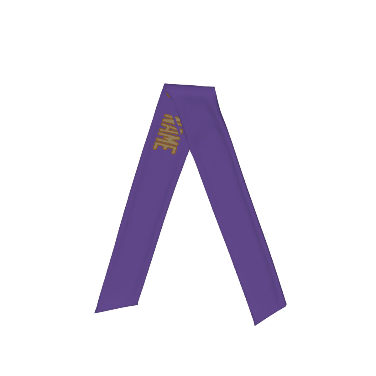 Bandeau personnalisé violet clair kaki clair