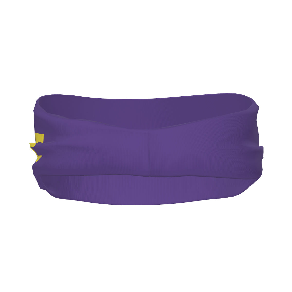 Bandeau de sport personnalisé violet clair et jaune clair
