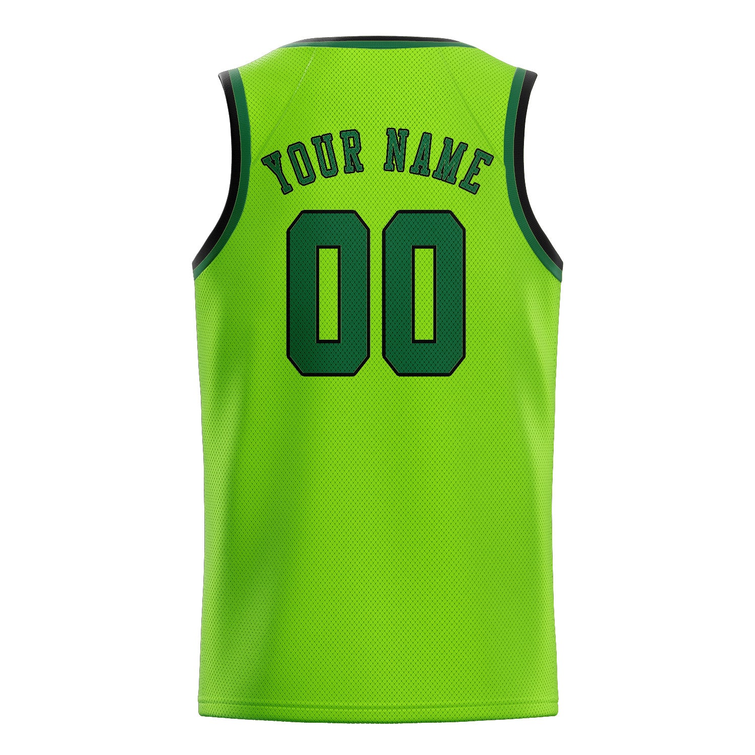 Maillot de basketball vert émeraude personnalisé