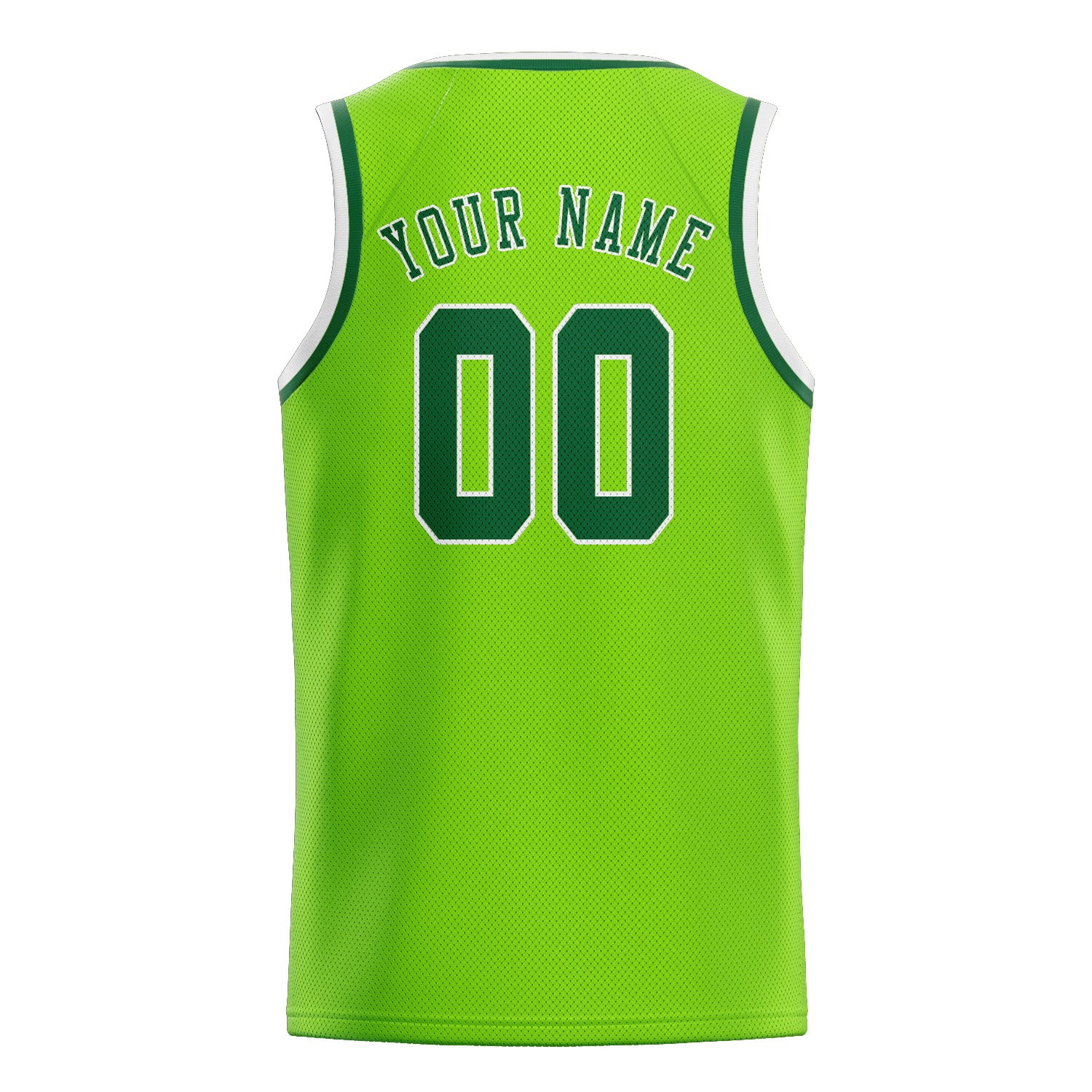 Maillot de basketball vert émeraude personnalisé
