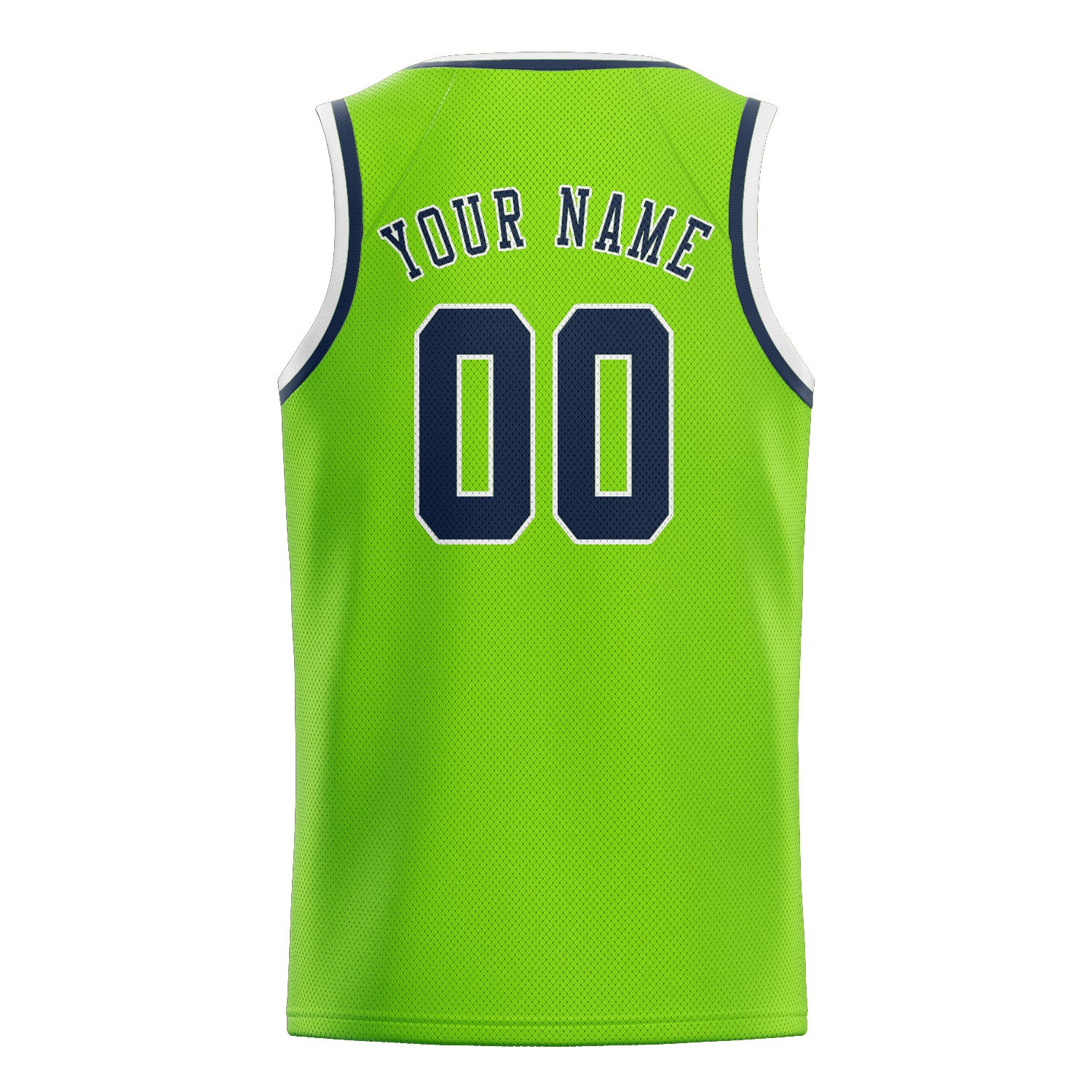 Maillot de basketball personnalisé vert émeraude et bleu