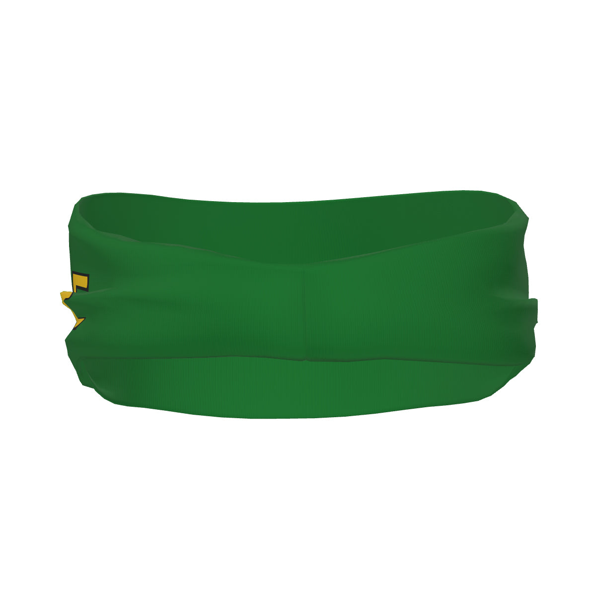 Bandeau de sport personnalisé vert émeraude et or