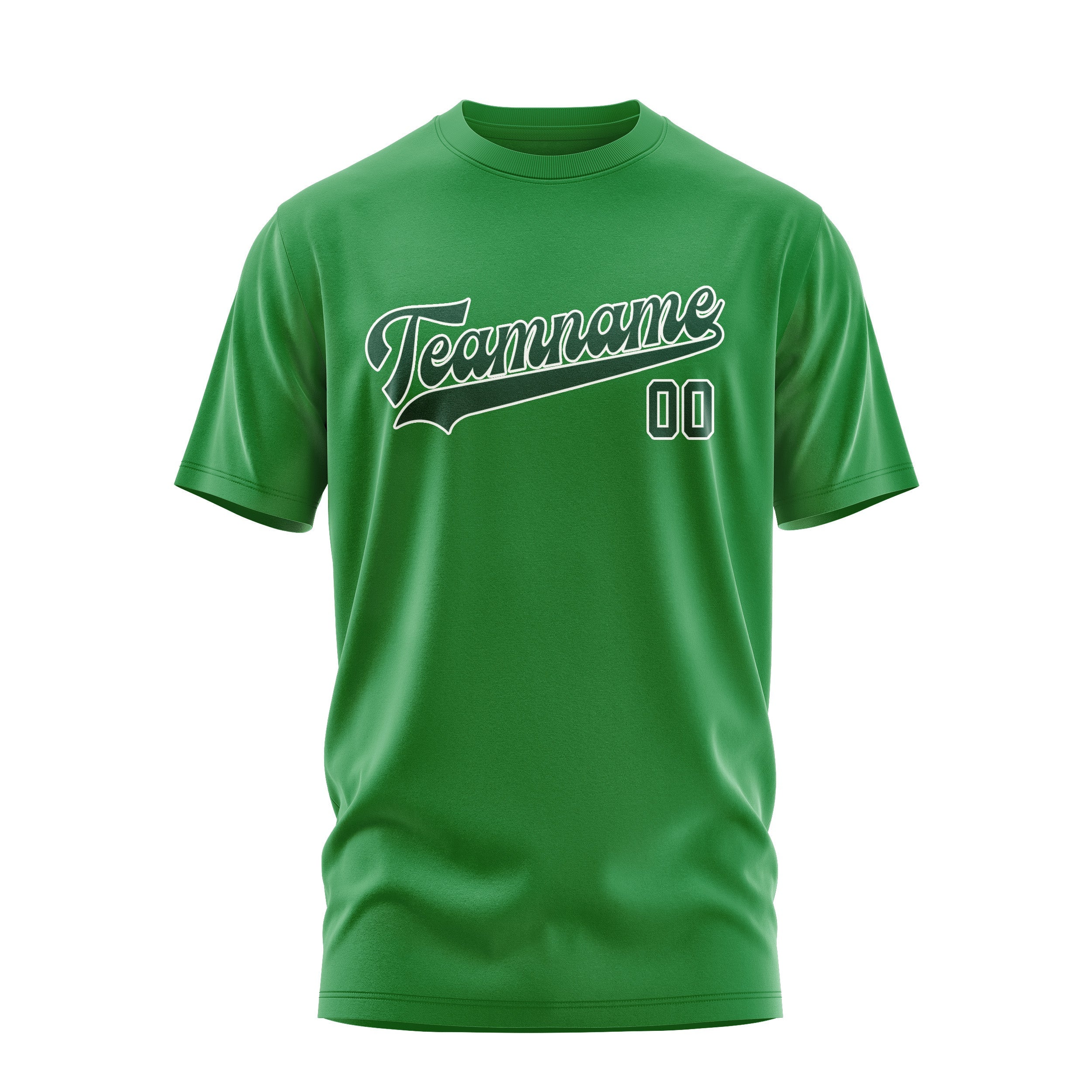T-shirt vert émeraude personnalisé