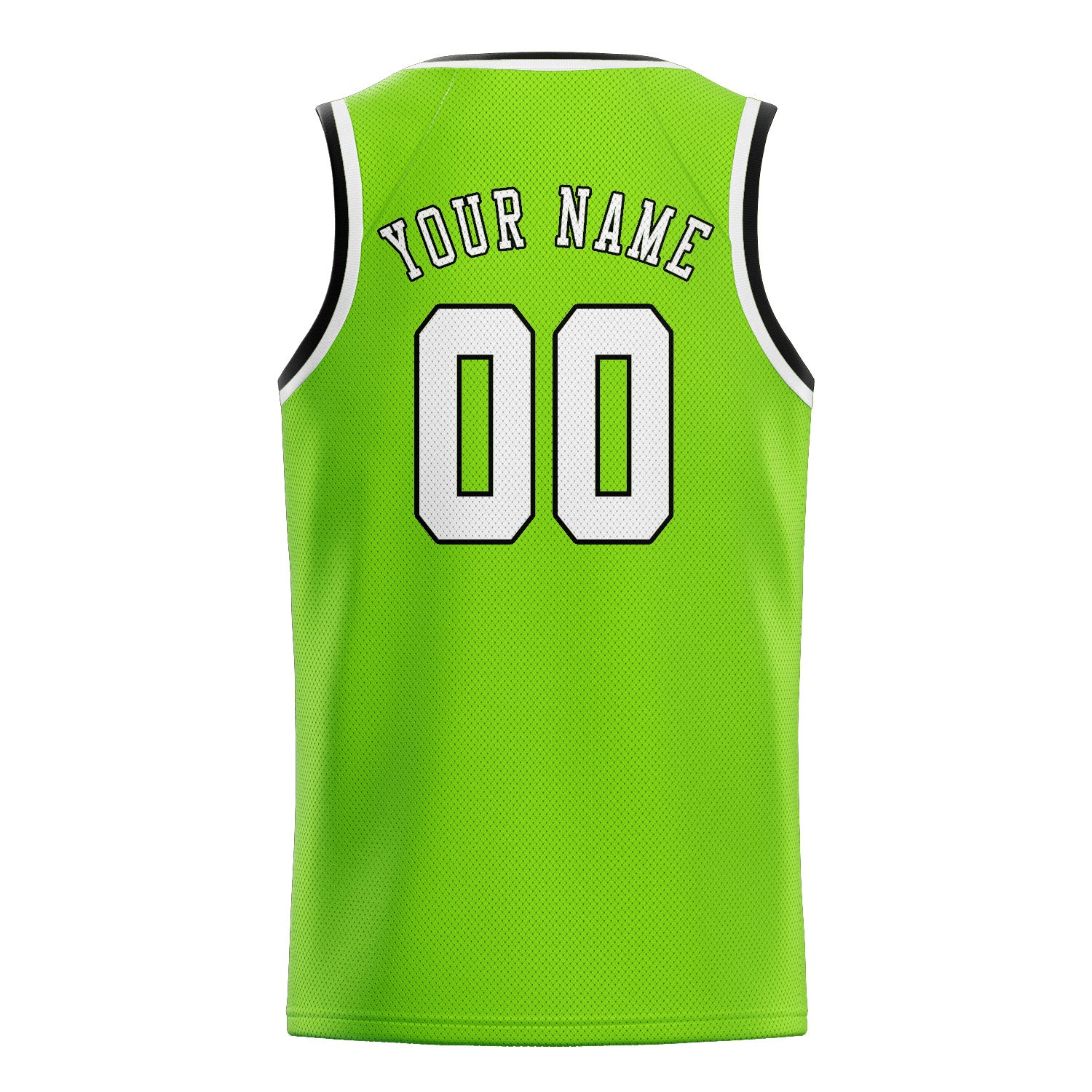 Maillot de basketball personnalisé vert émeraude et blanc