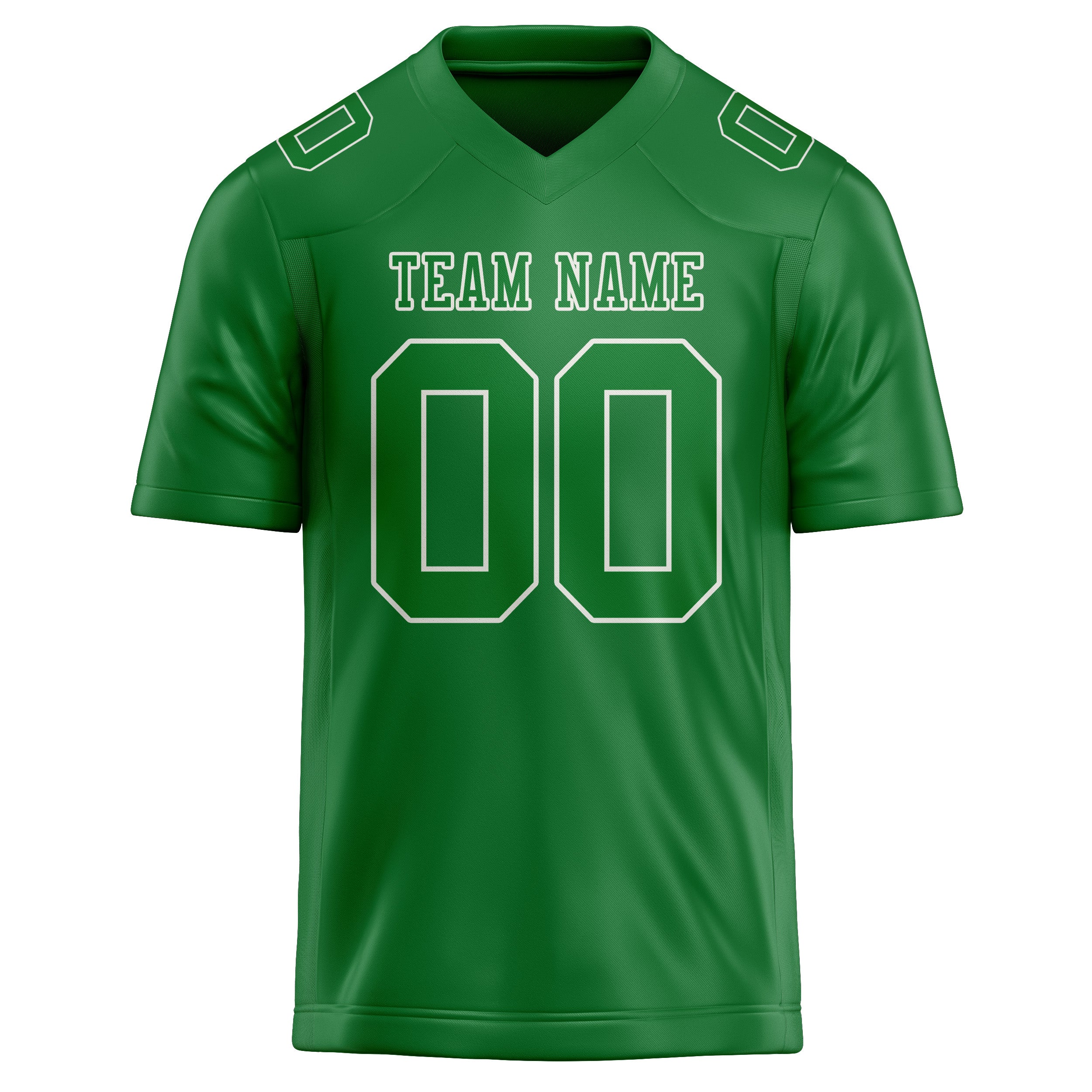 Maillot de football vert émeraude personnalisé