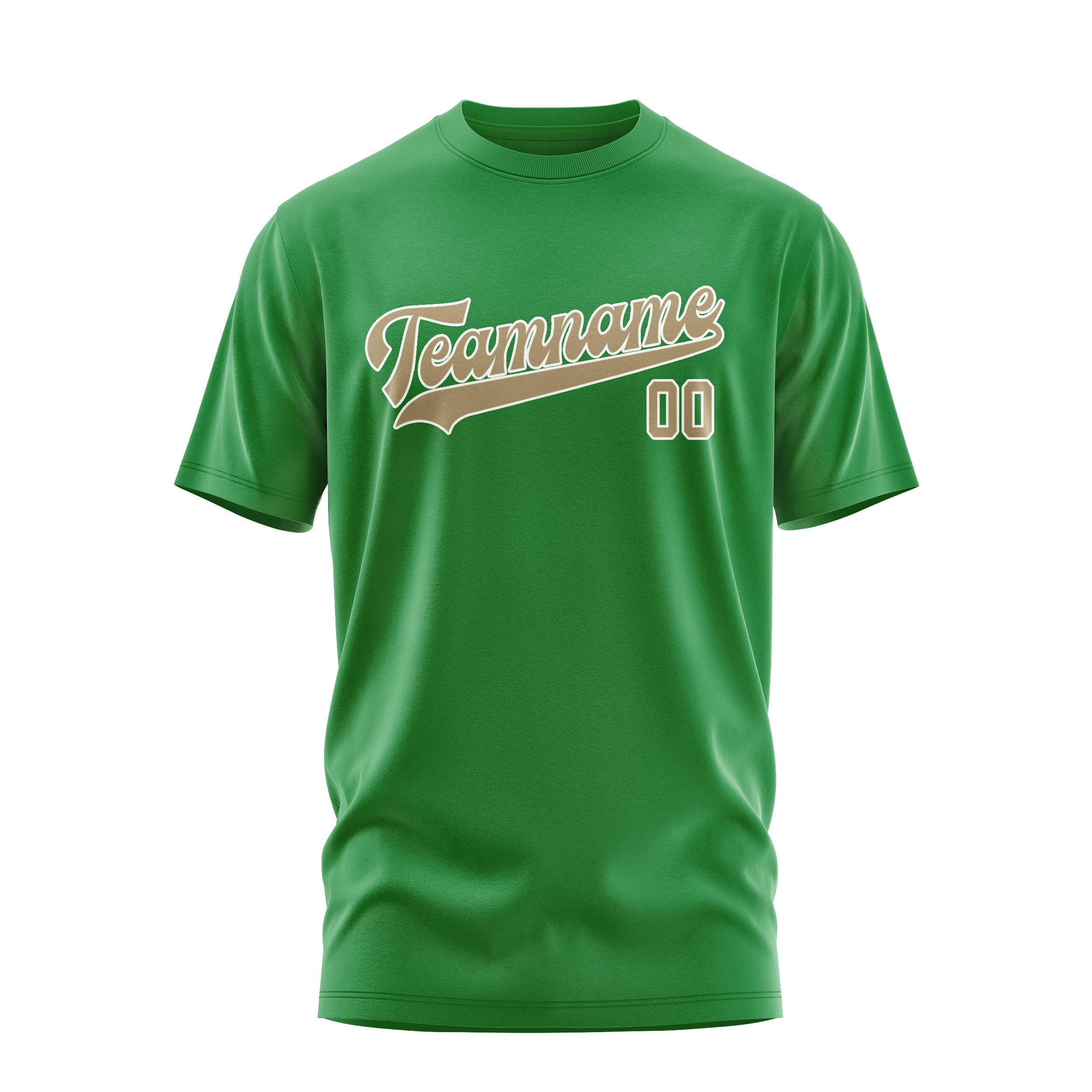 T-shirt personnalisé vert émeraude kaki clair