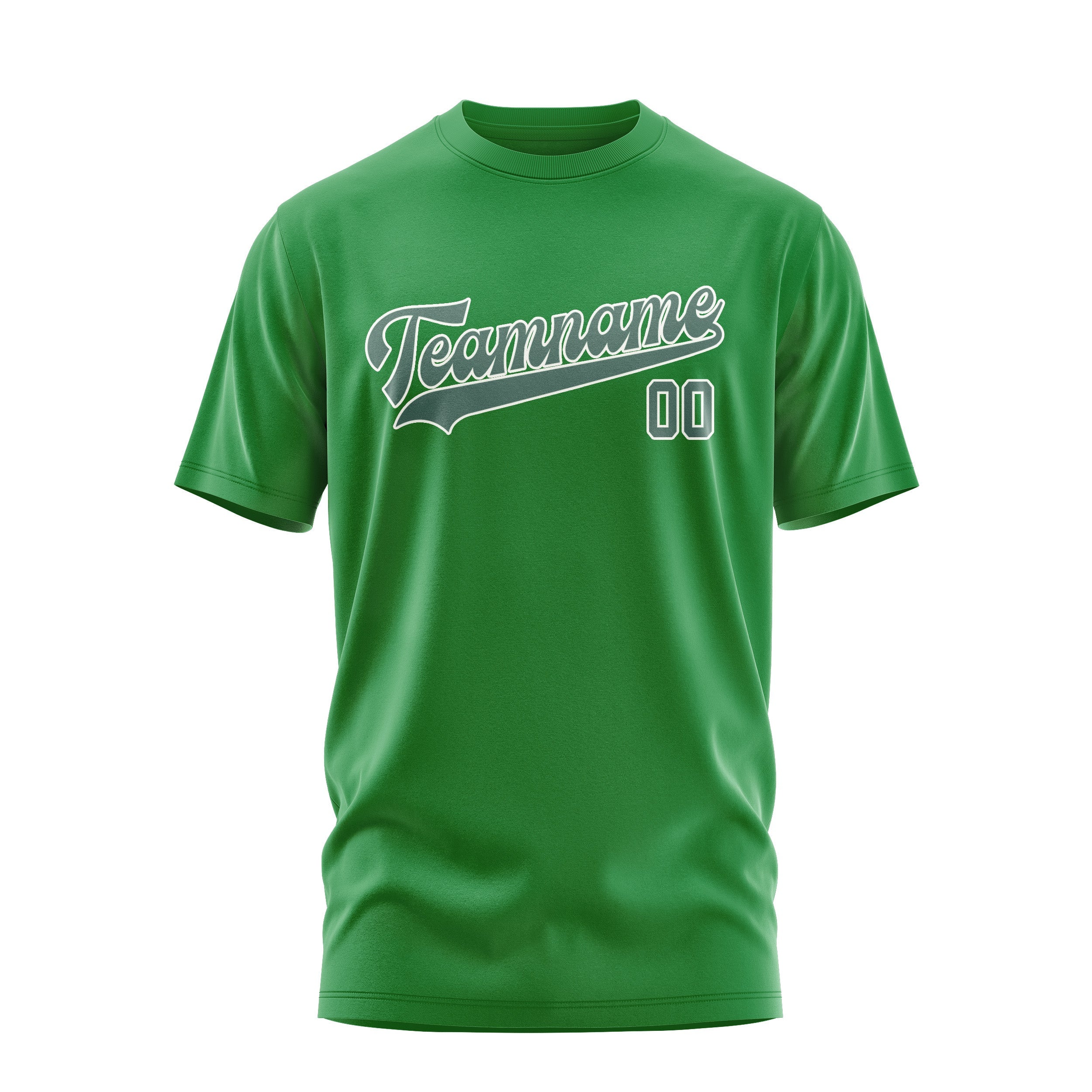 T-shirt personnalisé vert émeraude bleu vert