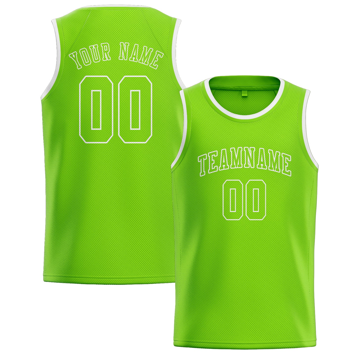 Maillot de basketball vert émeraude personnalisé
