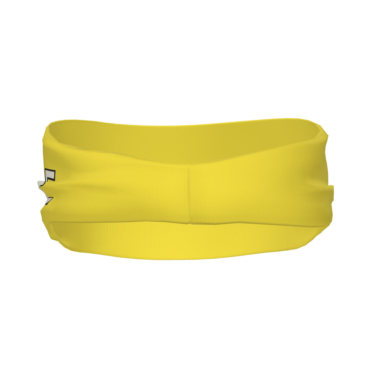 Bandeau de sport personnalisé jaune clair crème