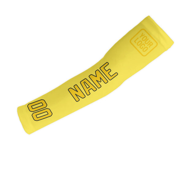 Manchon de bras personnalisé en or jaune clair