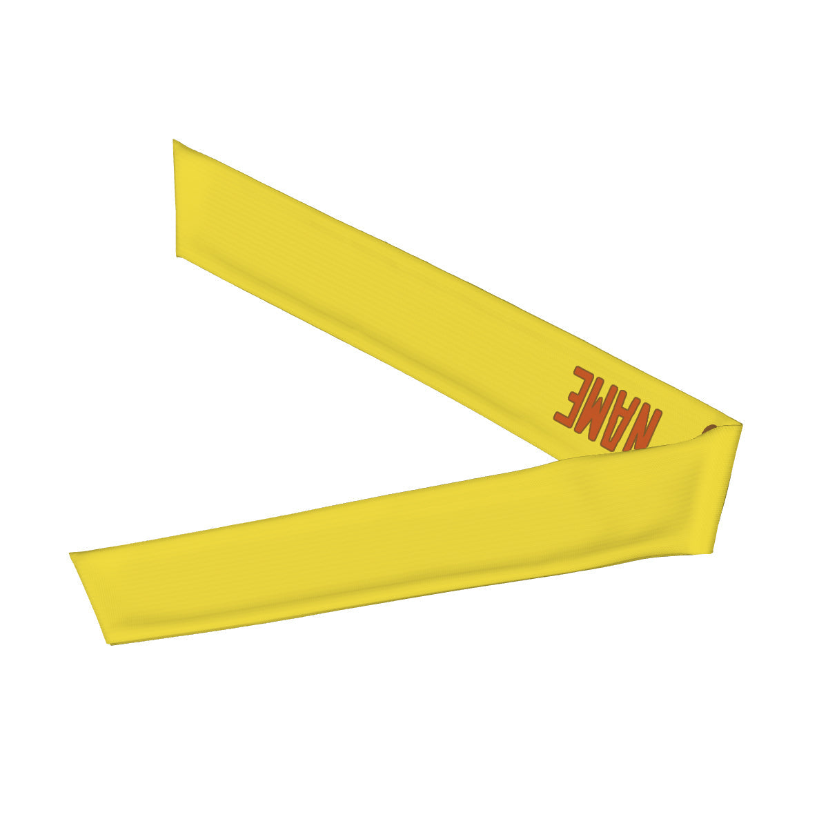Custom Light Yellow Orange Headband