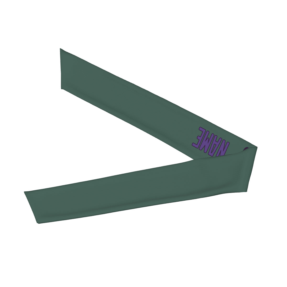 Bandeau personnalisé bleu-vert-violet clair