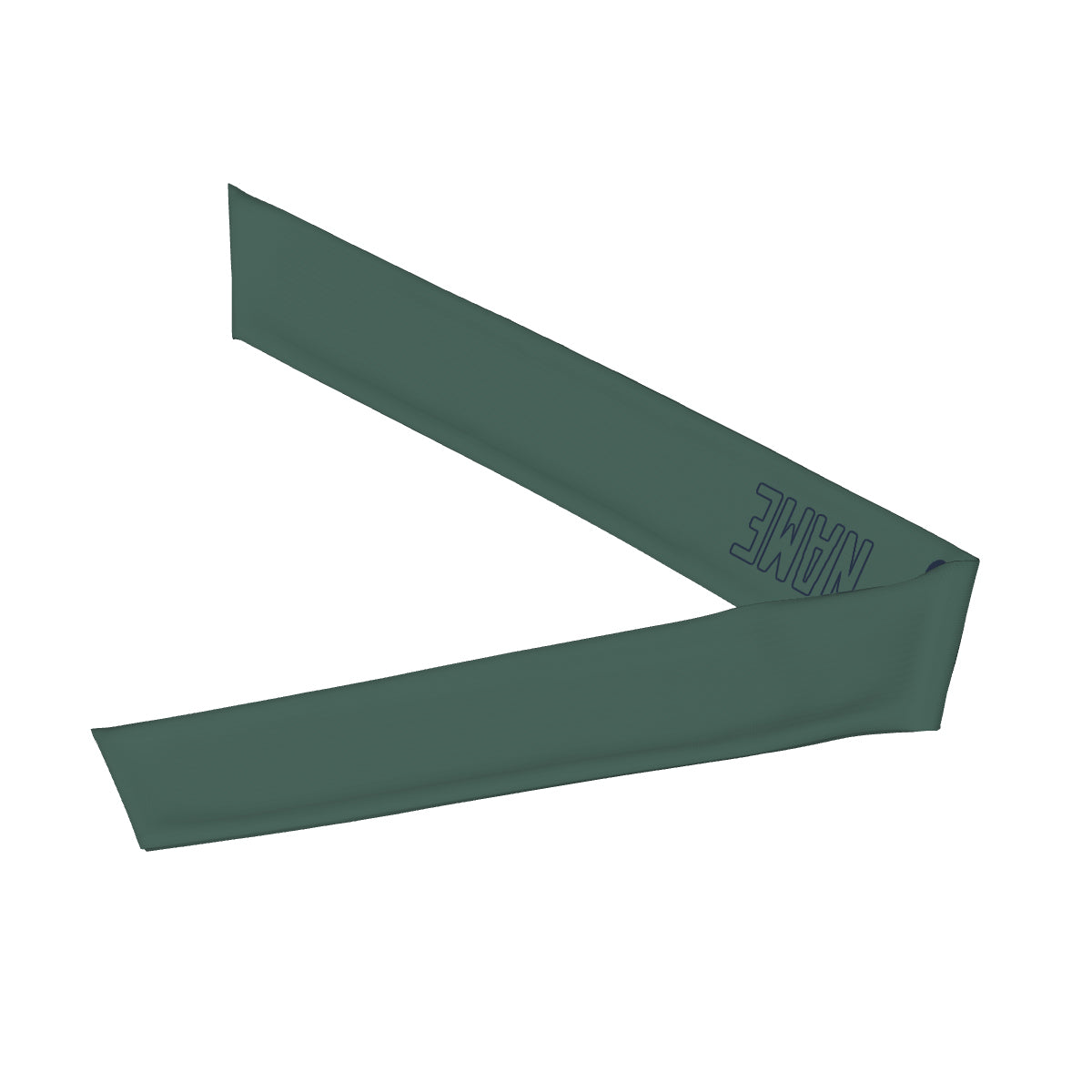 Bandeau personnalisé bleu-vert