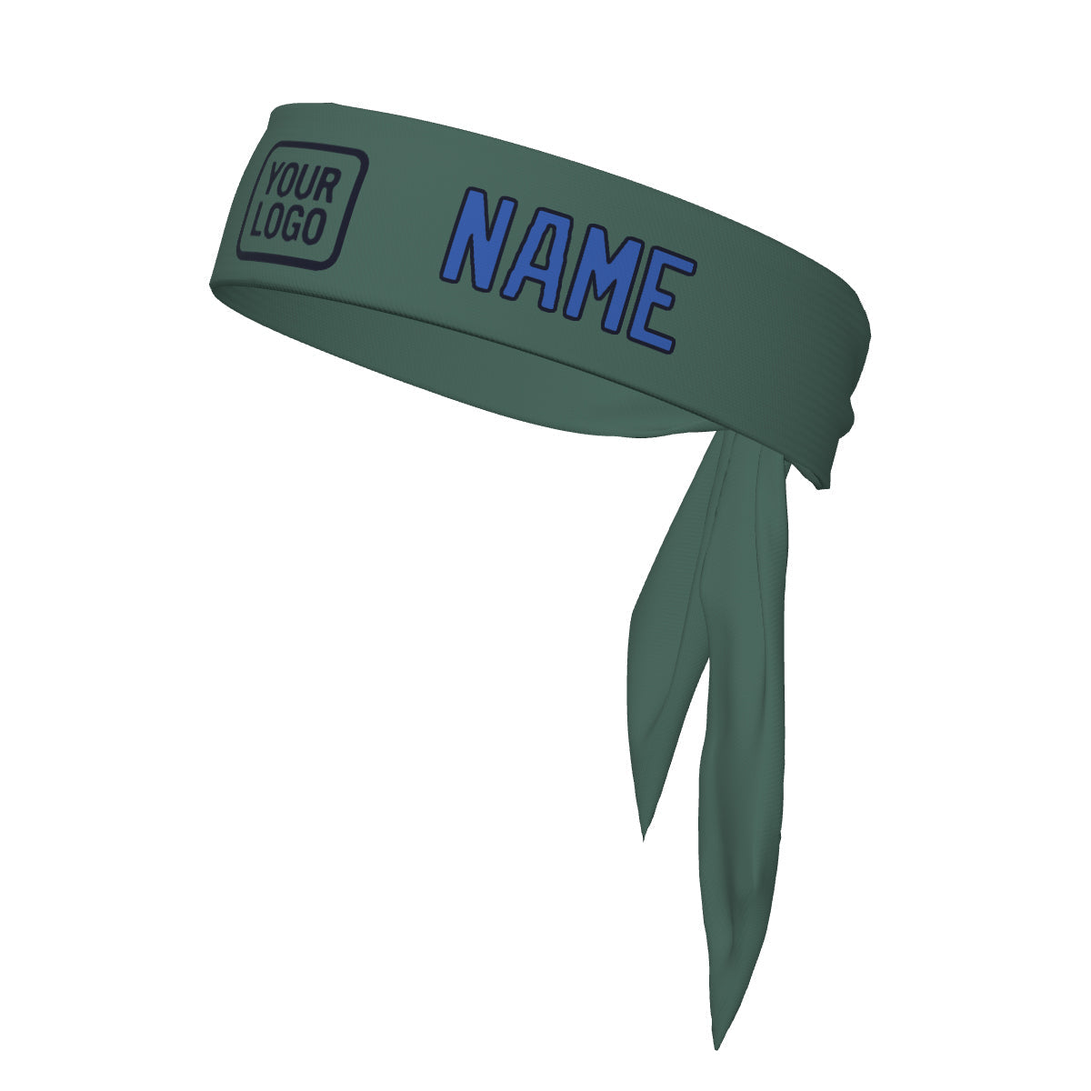 Bandeau personnalisé bleu-vert bleu ciel