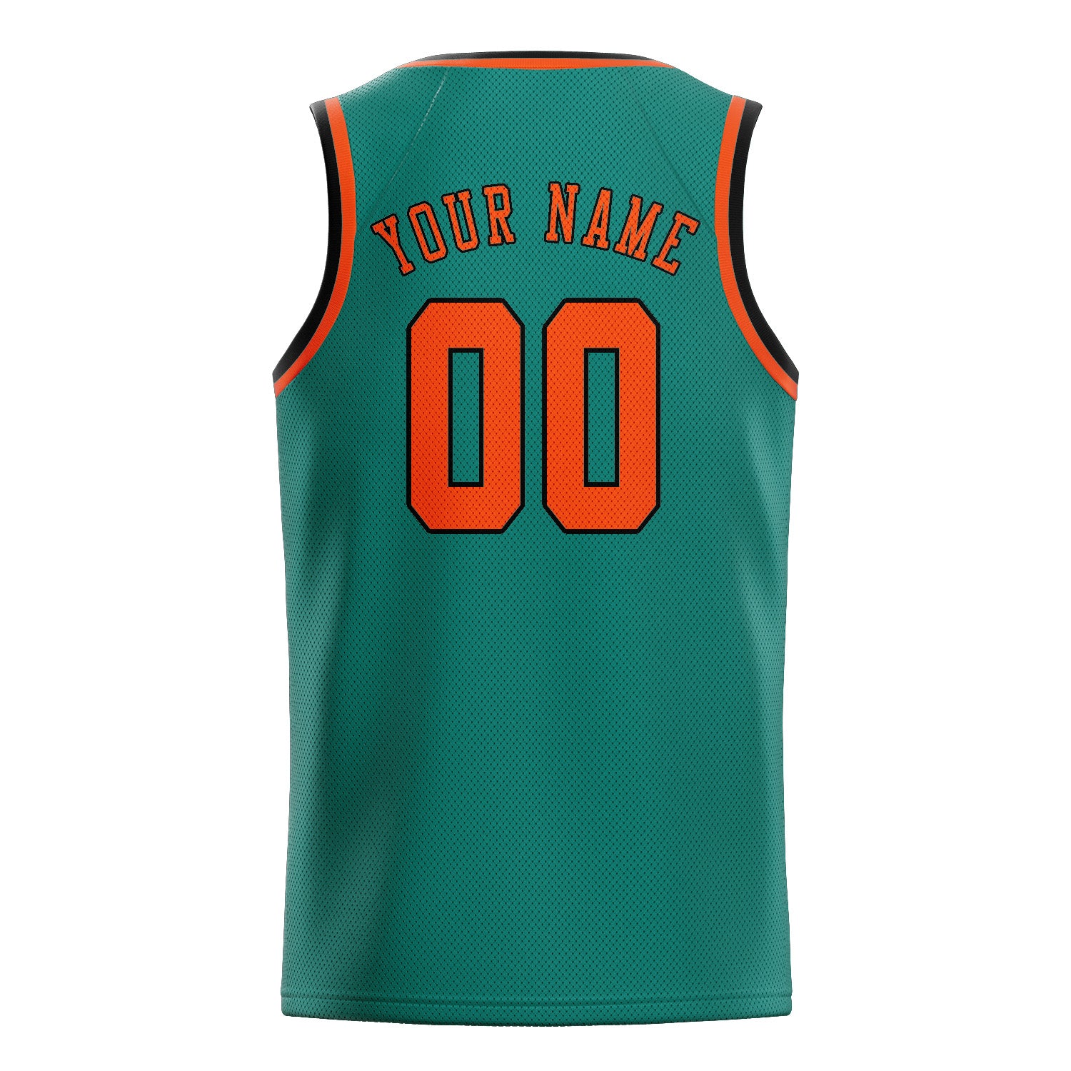 Maillot de basketball personnalisé bleu vert orange rouge