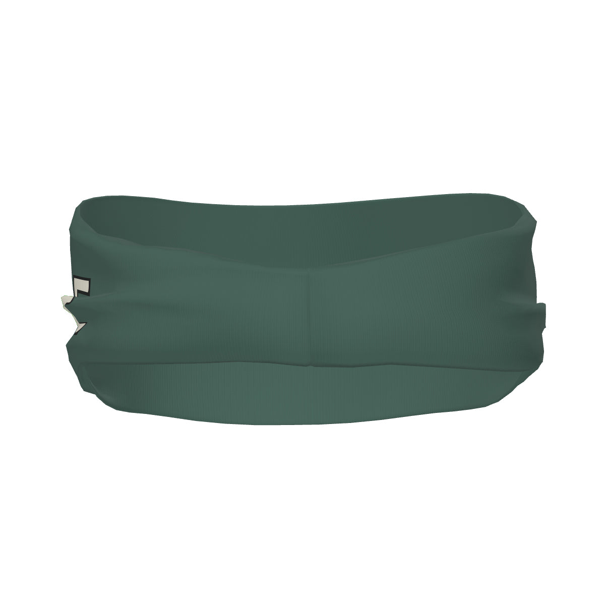 Bandeau de sport personnalisé bleu-vert crème