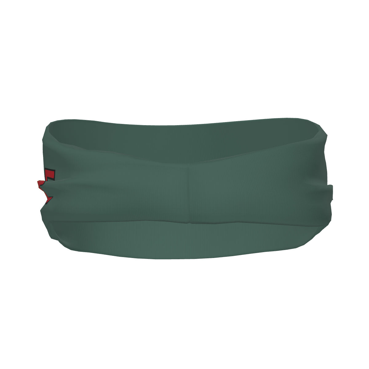 Bandeau de sport personnalisé bleu, vert et rouge