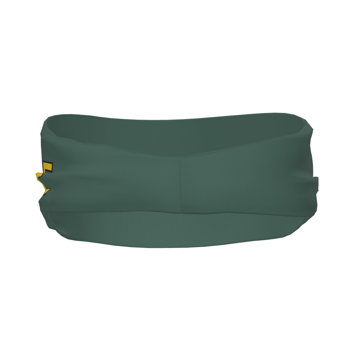Bandeau de sport personnalisé bleu, vert et or