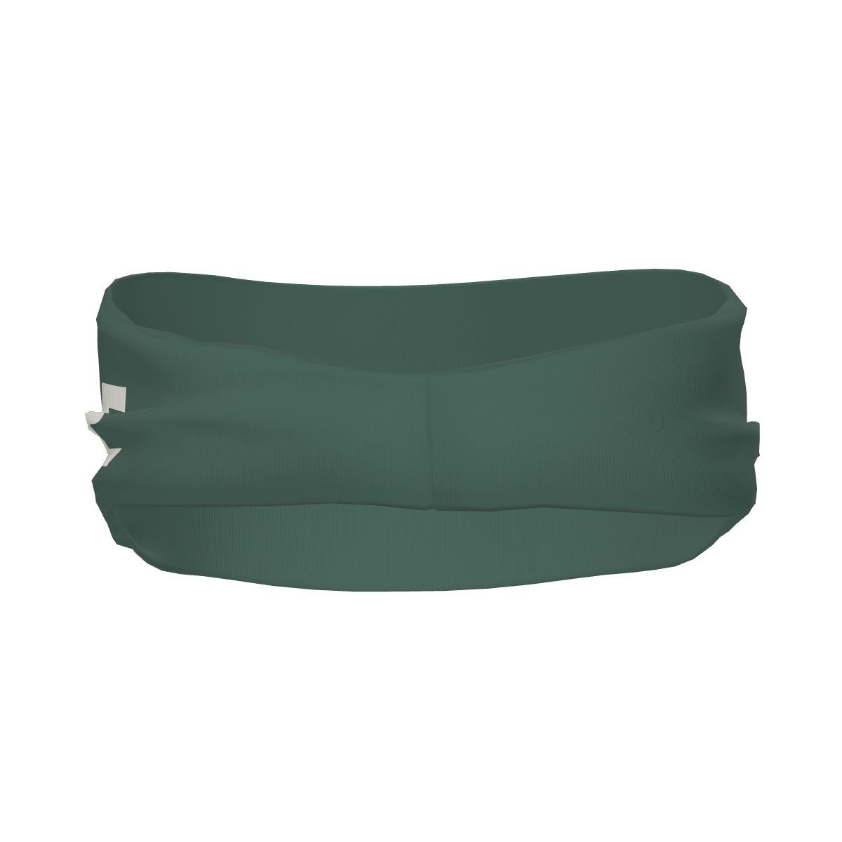Bandeau de sport personnalisé bleu, vert et blanc