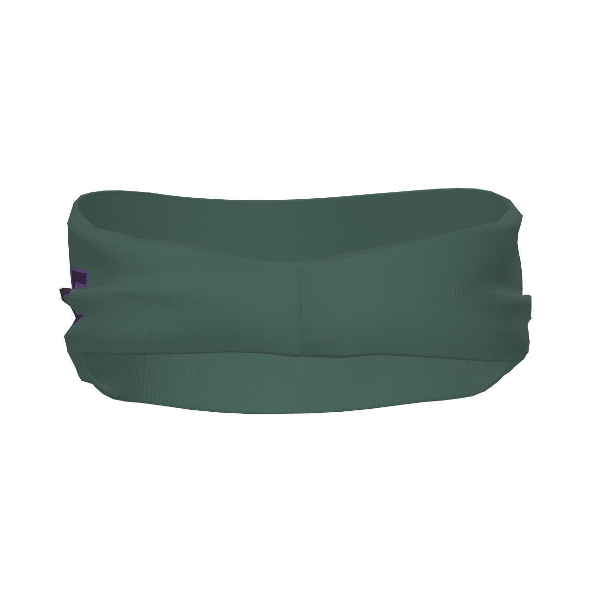 Bandeau de sport personnalisé bleu, vert et violet