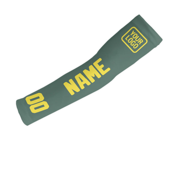 Manchon personnalisé bleu-vert jaune clair