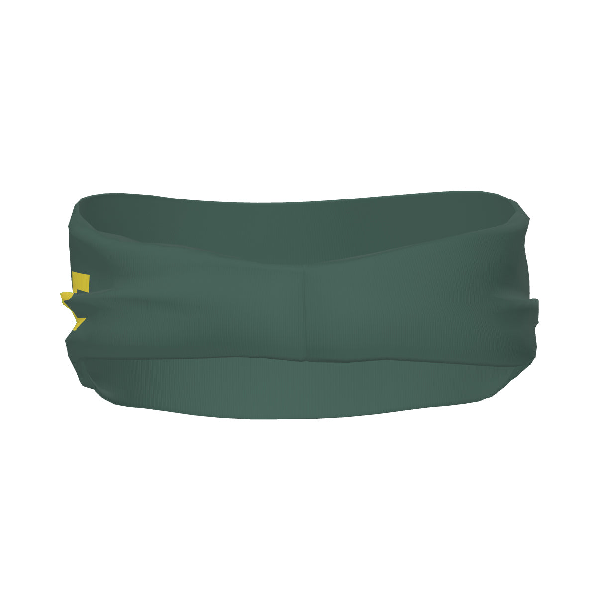 Bandeau de sport personnalisé bleu, vert et jaune clair