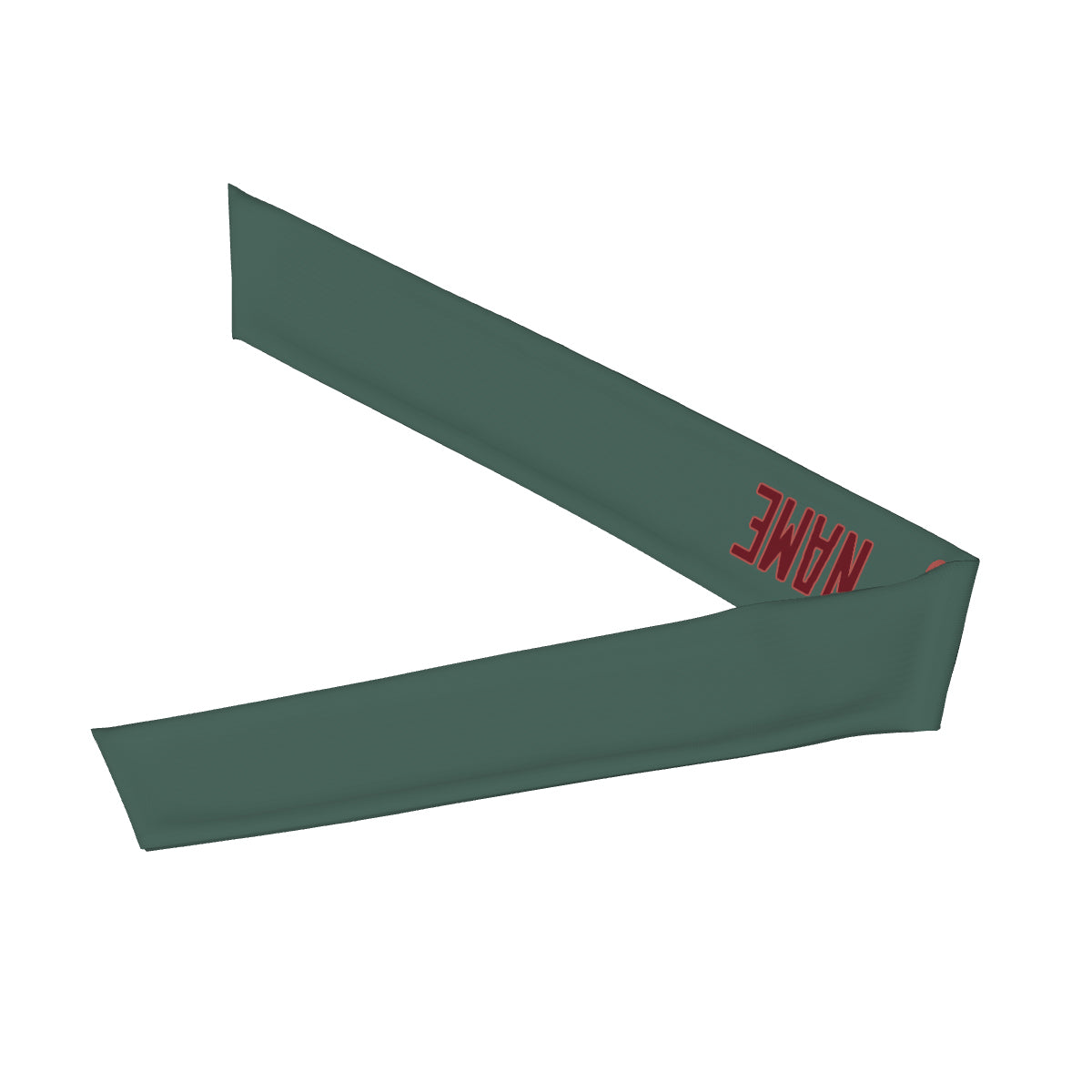 Bandeau personnalisé bleu vert cramoisi rouge