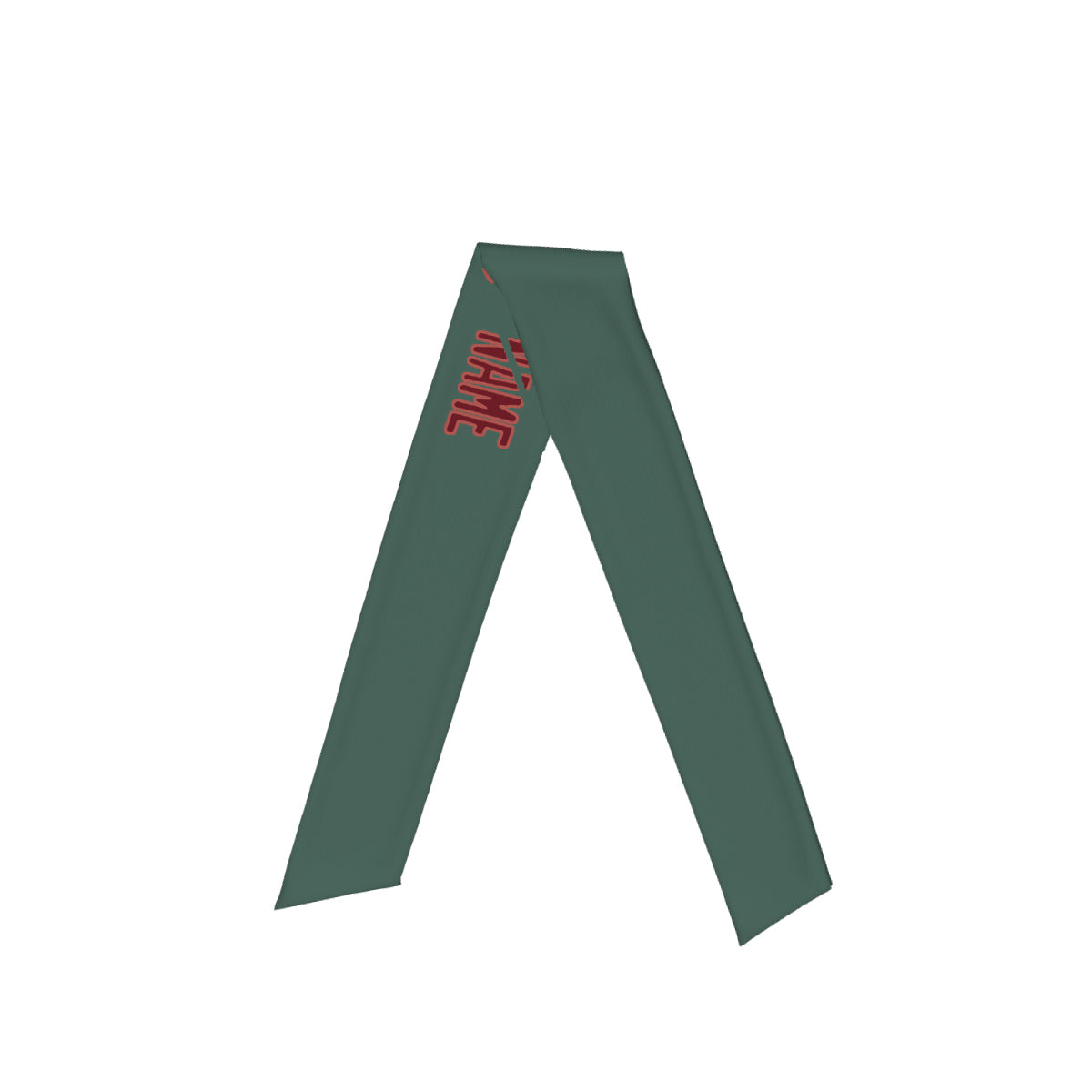 Bandeau personnalisé bleu vert cramoisi rouge