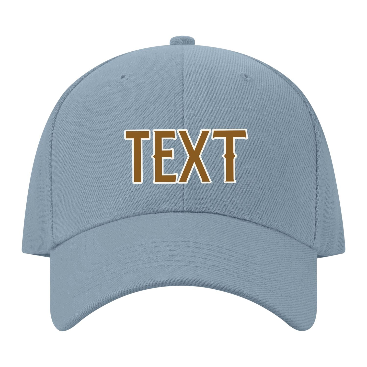 Custom Slate Gray Dark Green Hat 27B21822