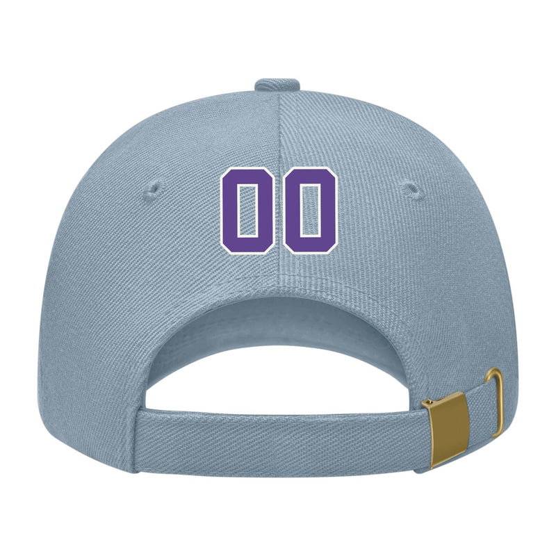Custom Slate Gray Yellow Hat 27B21823