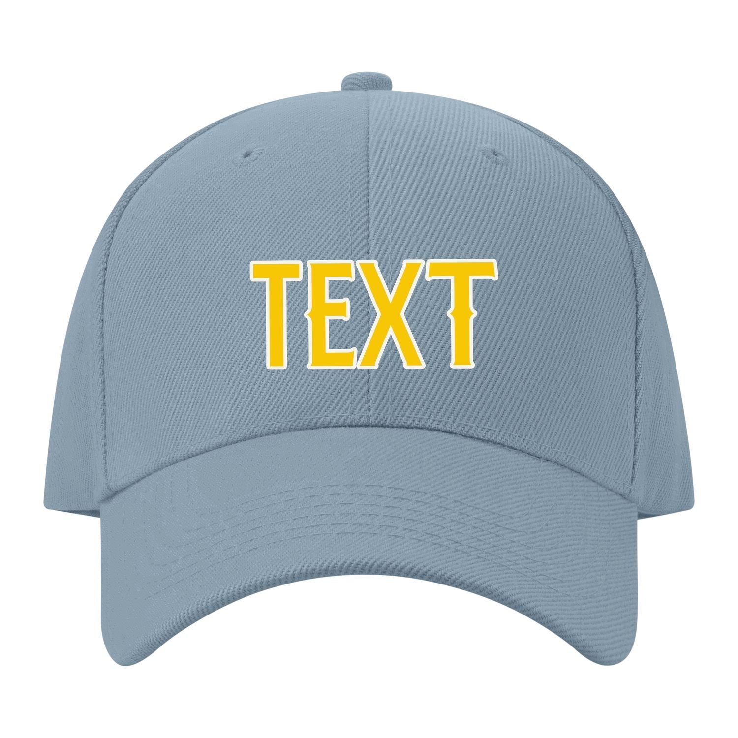 Custom Slate Gray Peach Powder Hat 27B21830