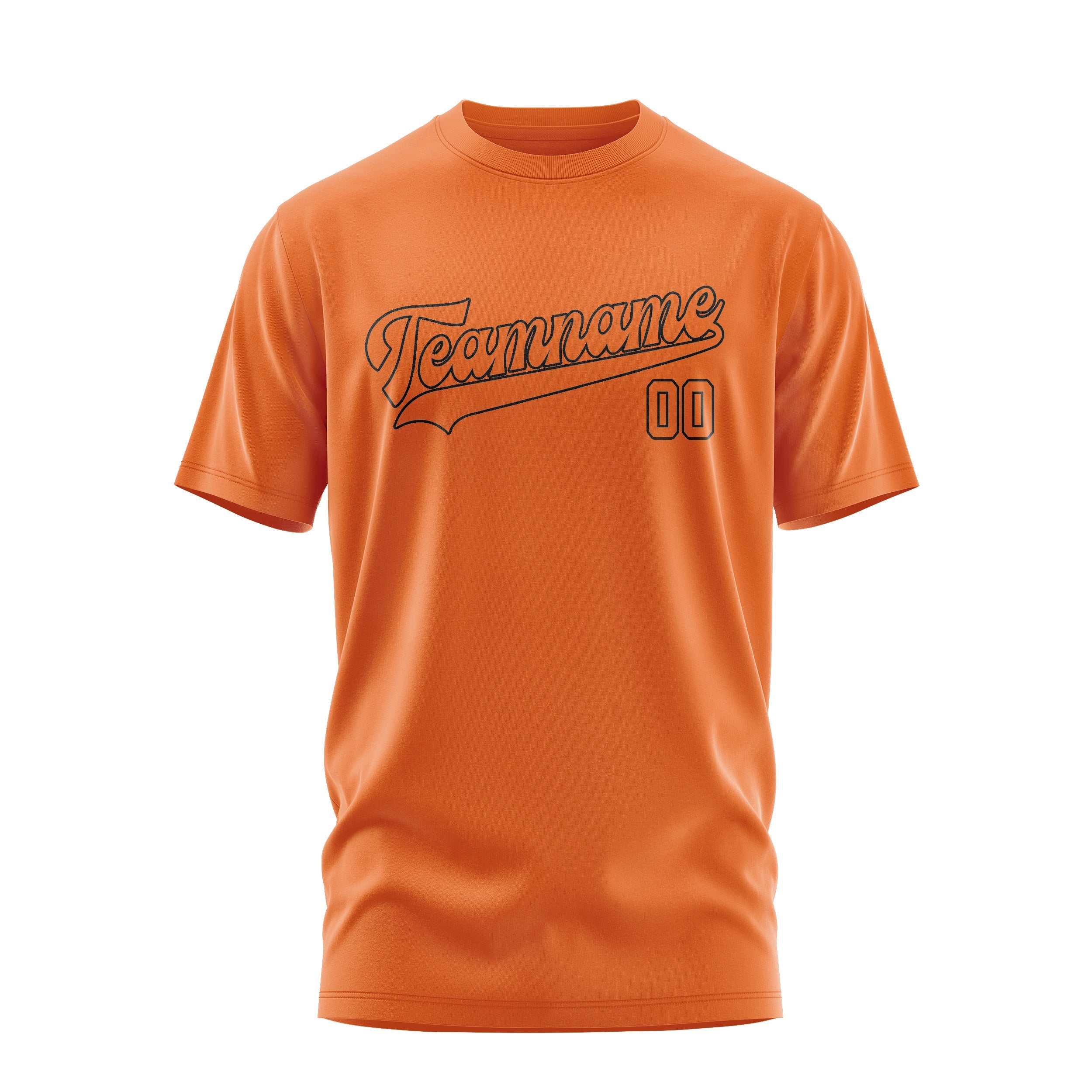 T-shirt orange personnalisé