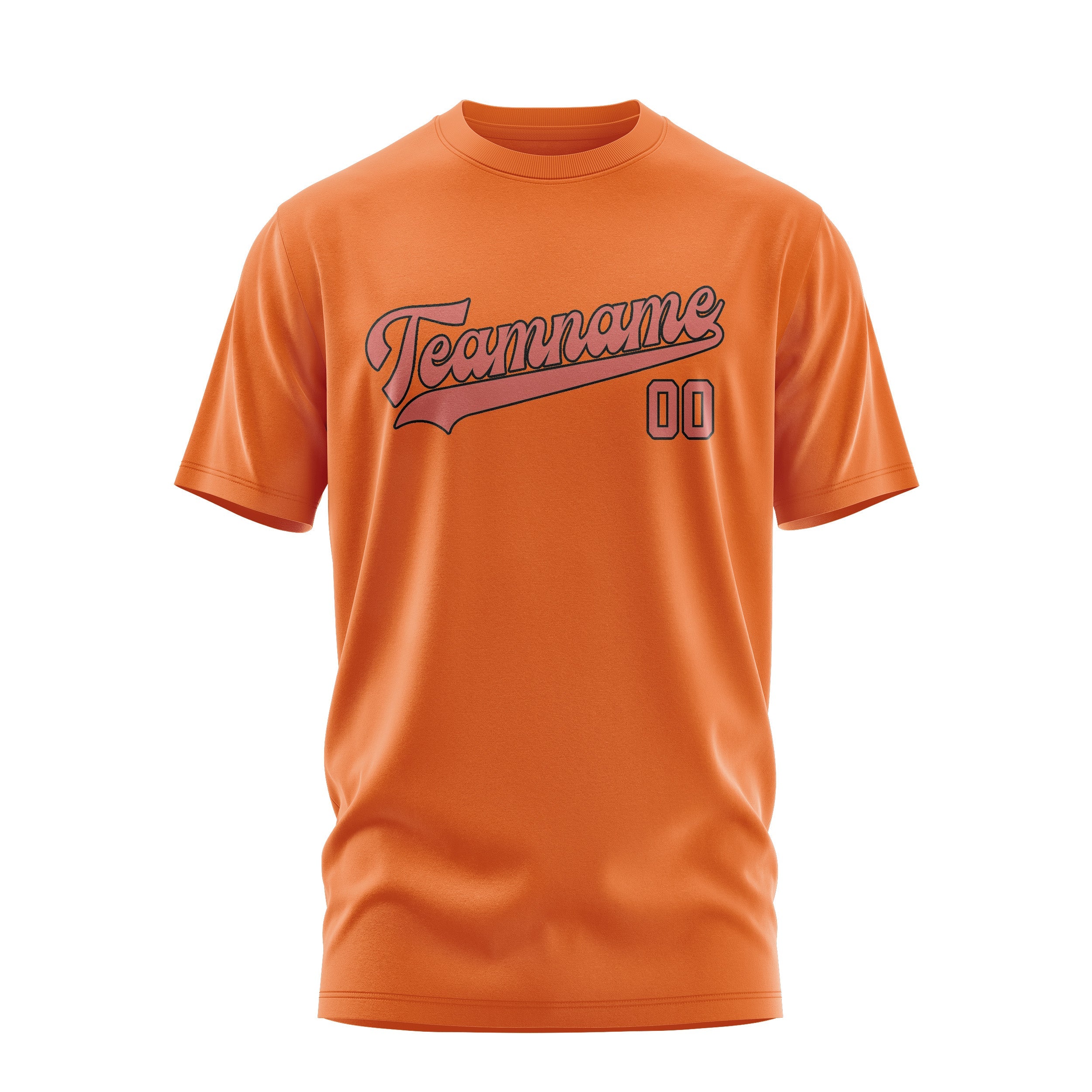 T-shirt personnalisé Orange Copper Rose