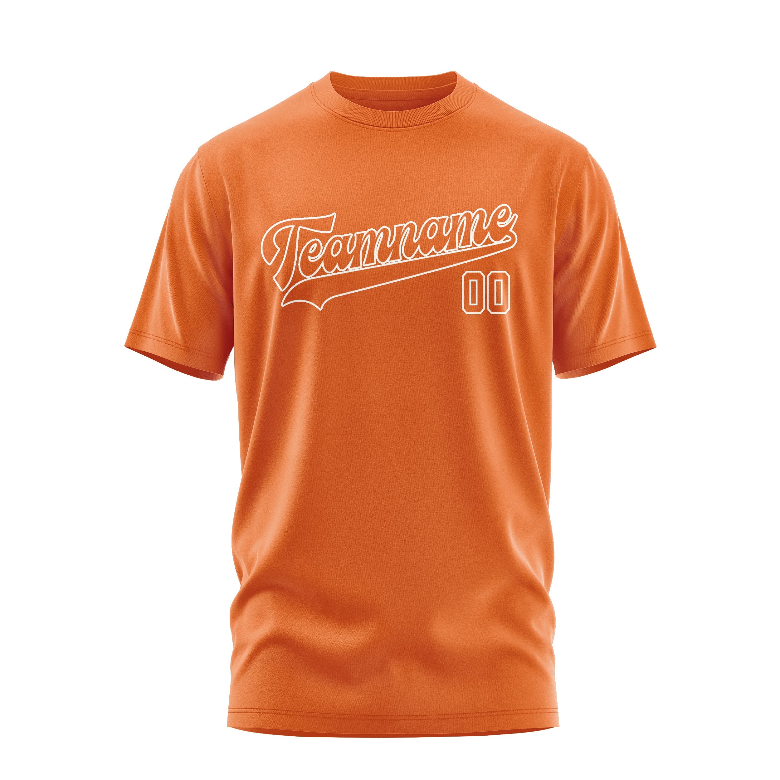 T-shirt orange personnalisé