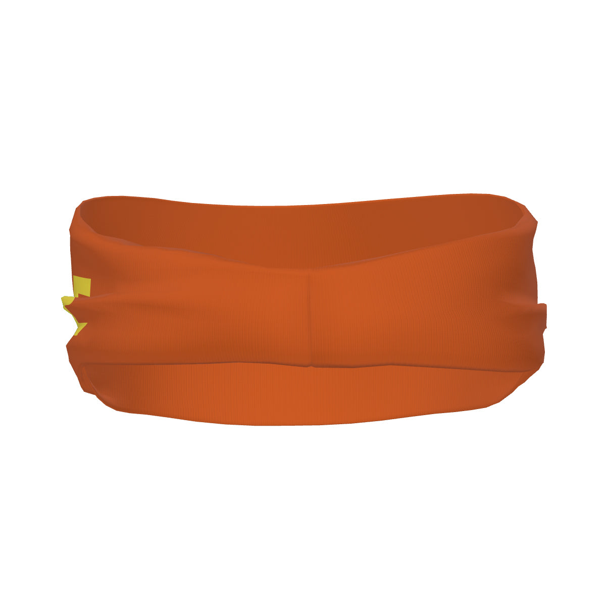 Bandeau de sport personnalisé orange clair/jaune