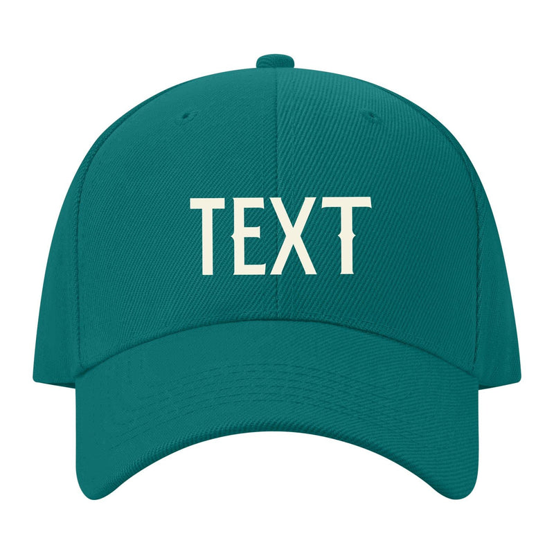 Custom Blue Green Light Purple Hat 28B21803