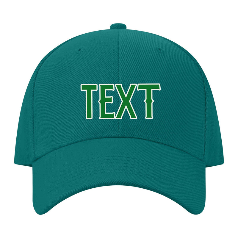 Custom Blue Green Misty Rose Hat 28B21824