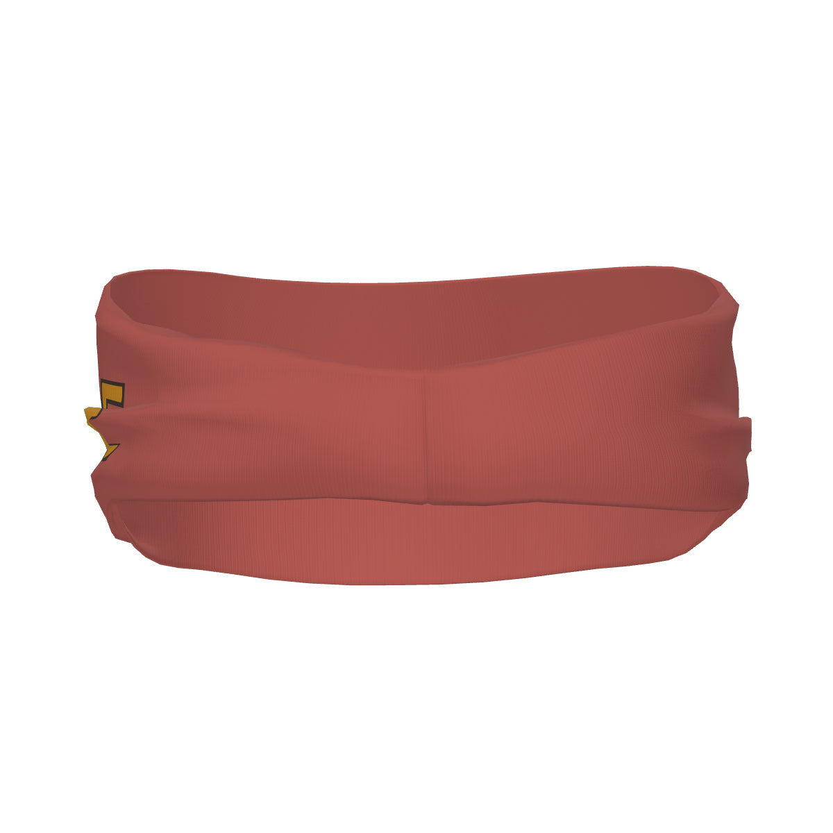 Bandeau de sport personnalisé en cuivre et jaune rose